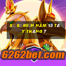 xổ số miền nam 13 tây tháng 7