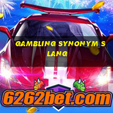 gambling synonym slang