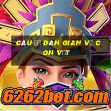 câu đố dân gian về con vật