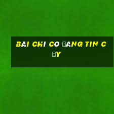 Bài Chì Có Đáng Tin Cậy