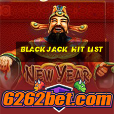 blackjack hit list