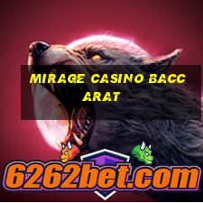 mirage casino baccarat