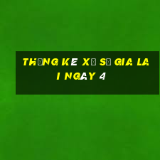 Thống kê Xổ Số gia lai ngày 4