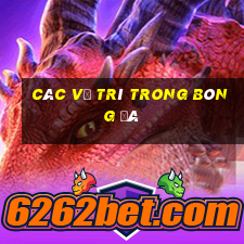 các vị trí trong bóng đá