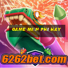 game miễn phí hay