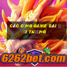 các cổng game bài đổi thưởng