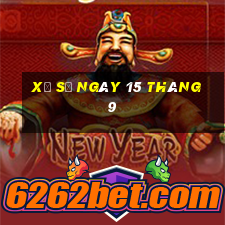 xổ số ngày 15 tháng 9