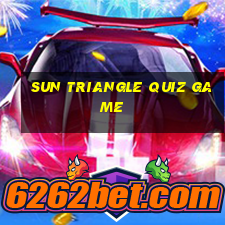 sun triangle quiz game