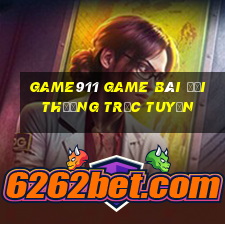 Game911 Game Bài Đổi Thưởng Trực Tuyến