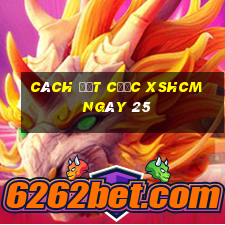 Cách đặt cược XSHCM ngày 25