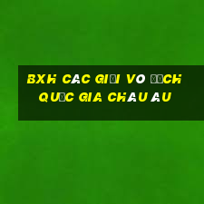 bxh các giải vô địch quốc gia châu âu