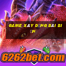 game xây dựng bãi biển