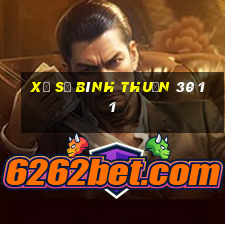 xổ số bình thuận 30 11